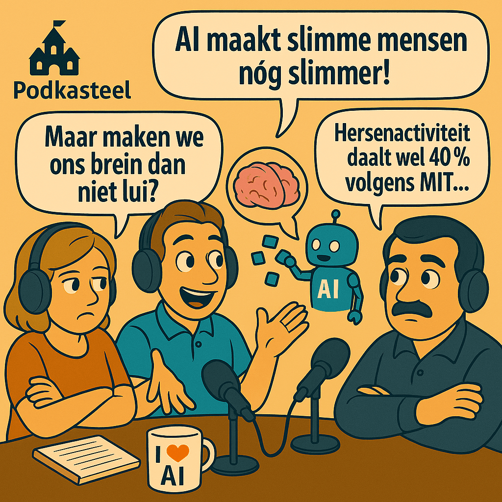 Cover image for Maakt AI ons slim of lui?